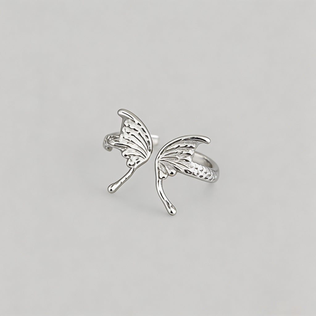 Silver Open Adjustable Ring - Shopdayla Wholesale - #1954