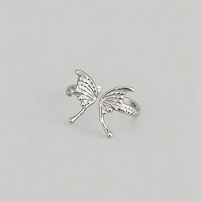 Silver Open Adjustable Ring - Shopdayla Wholesale - #1954
