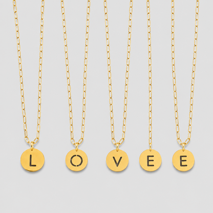 26-Piece Initial Letter Pendan - Shopdayla Wholesale - #2786