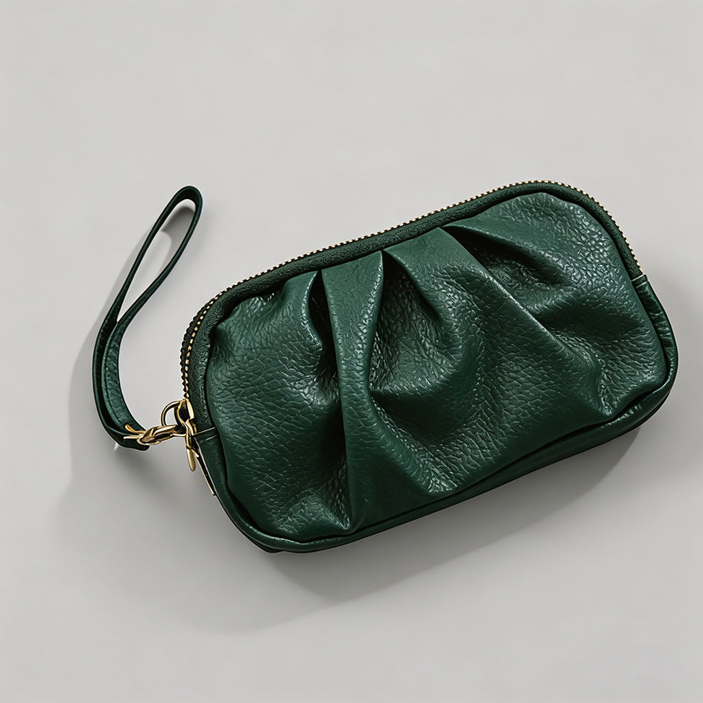 Everyday Ruched Leather Mini C - Shopdayla Wholesale - #3074