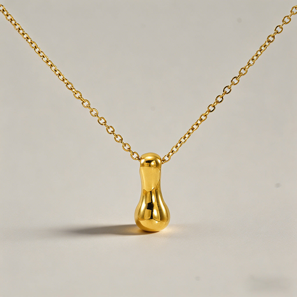 3D Bubble Letter Initial Neckl - Shopdayla Wholesale - #8898