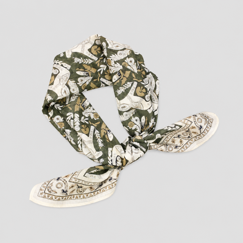 Vintage Leopard Print Square S - Shopdayla Wholesale - #0466