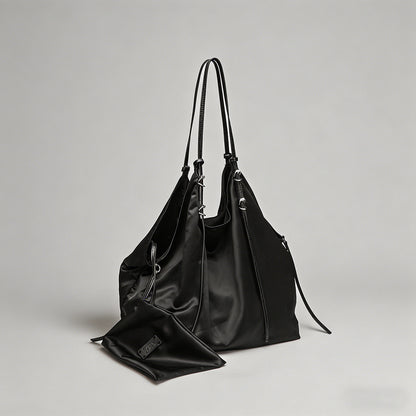 Large Capacity Nylon Hobo Tote - Shopdayla Wholesale - #0242