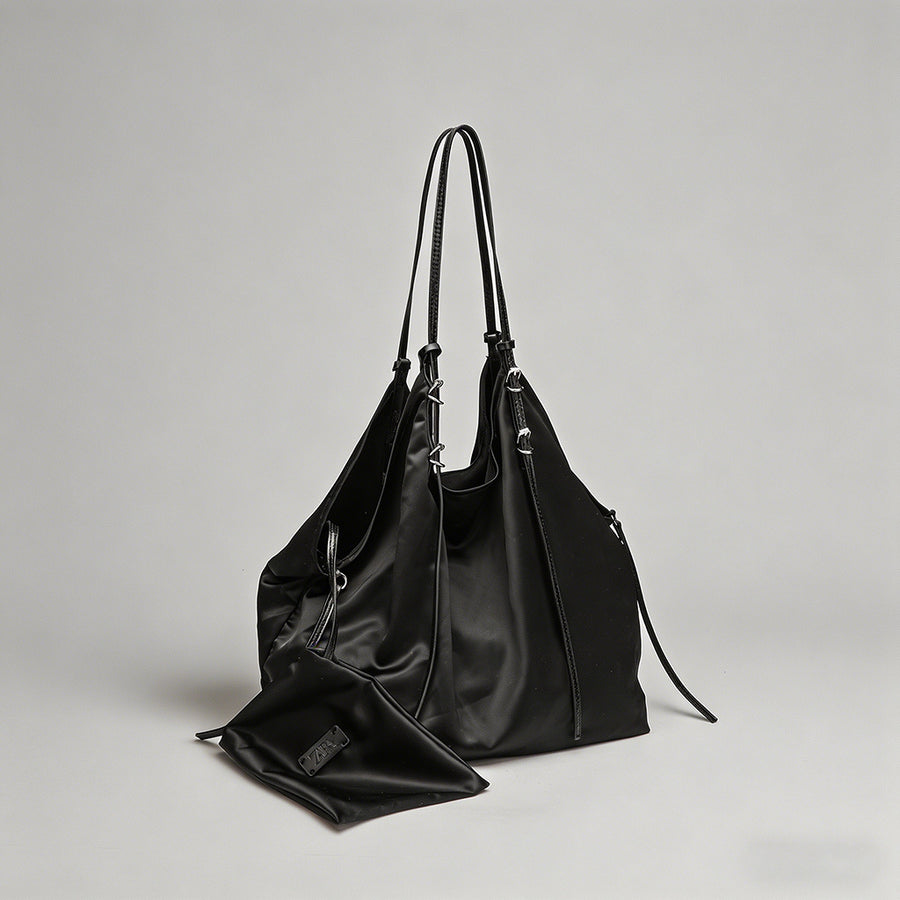 Large Capacity Nylon Hobo Tote - Shopdayla Wholesale - #0242