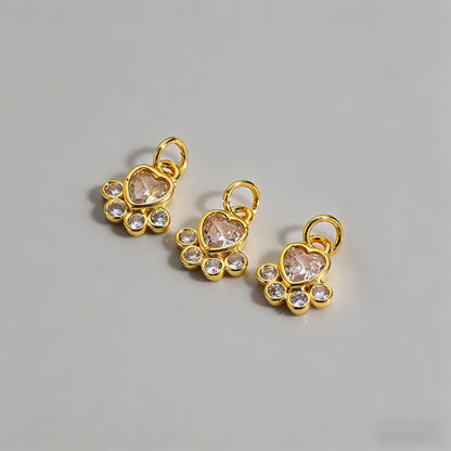 18 K Gold Charm Pendants