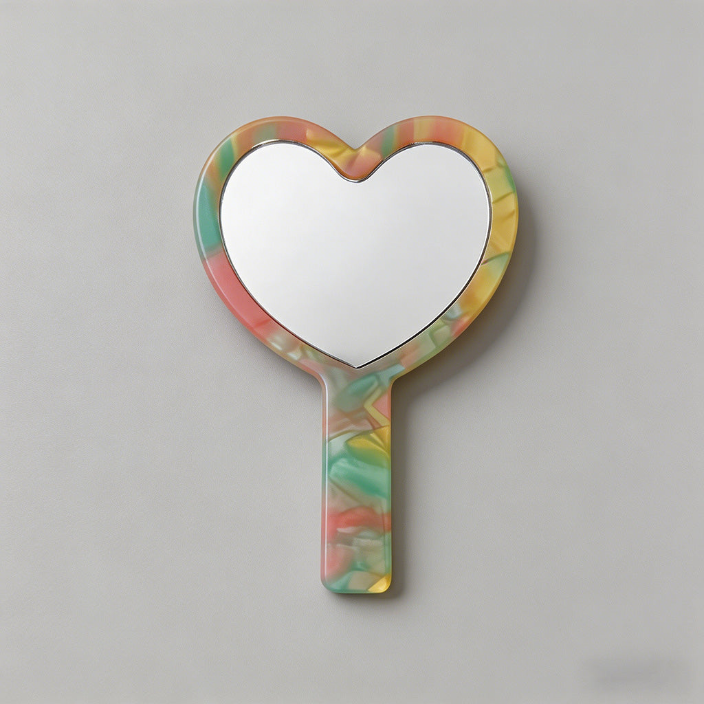Acetate Heart-Shaped Handheld - Shopdayla Wholesale - #1938