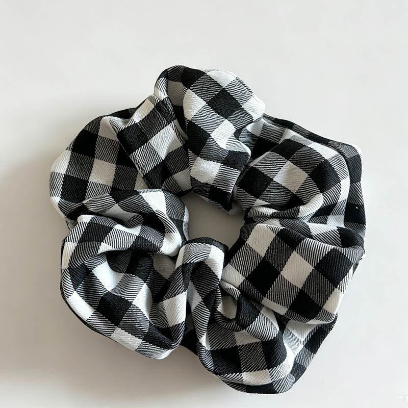 Elegant Retro Plaid Print Hair - Shopdayla Wholesale - #0194