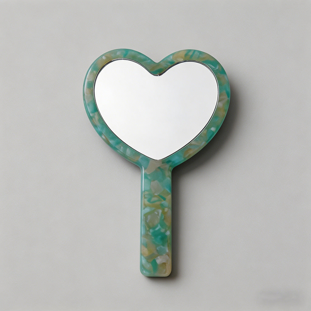 Acetate Heart-Shaped Handheld - Shopdayla Wholesale - #8546