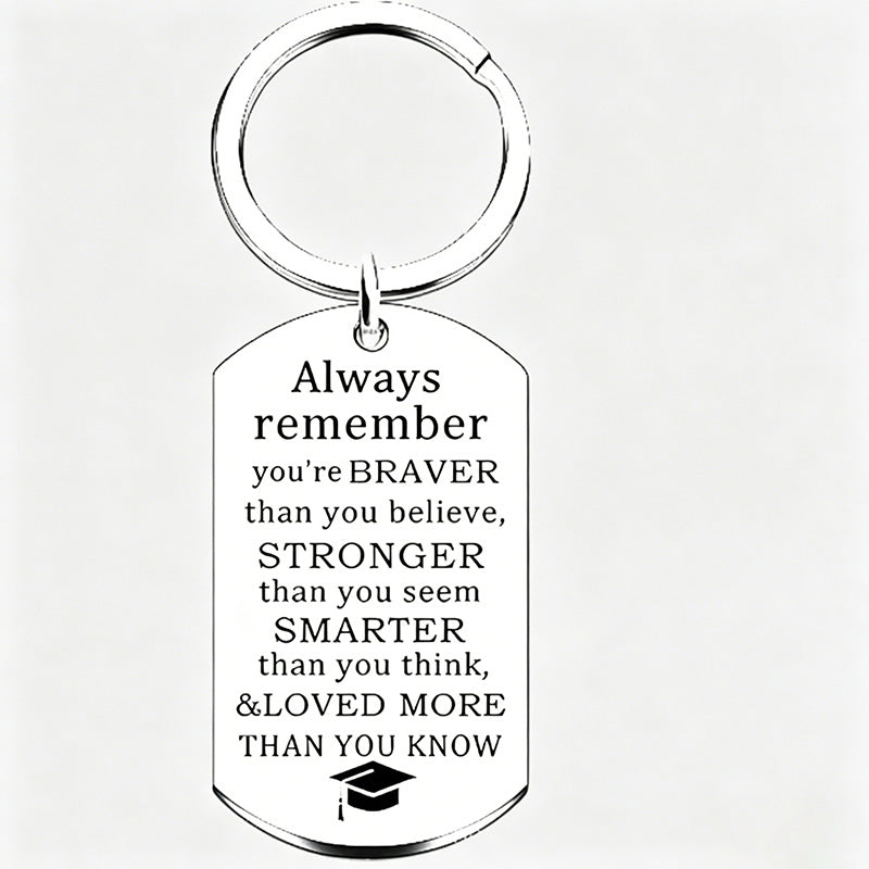 2026 Graduation Stainless Steel Laser Engraved Keychain