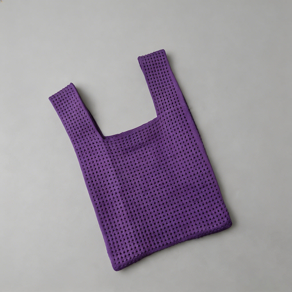 Hollow Out Knit Tote Bag - Shopdayla Wholesale - #1474