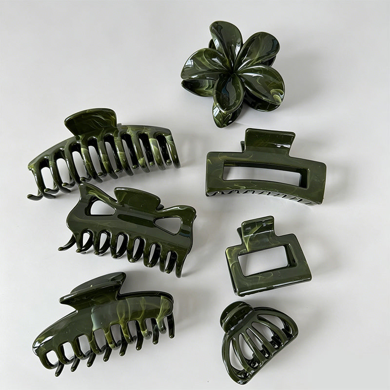 Elegant Green Gradient Flower - Shopdayla Wholesale - #7138