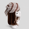 Brown Pixel Stripe / One Size