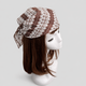 Brown Pixel Stripe / One Size