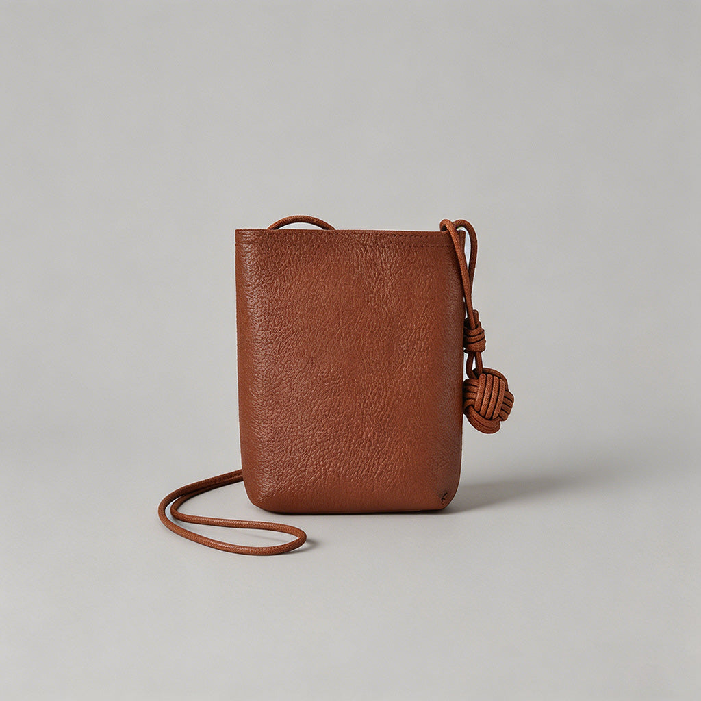 Minimalist Pebbled Leather Bag - Shopdayla Wholesale - #2434
