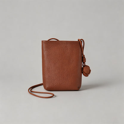 Minimalist Pebbled Leather Bag - Shopdayla Wholesale - #2434