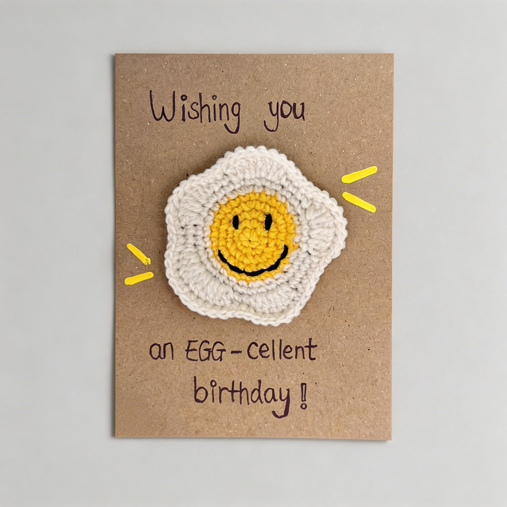 Handmade Crochet Greeting Card - Shopdayla Wholesale - #2418