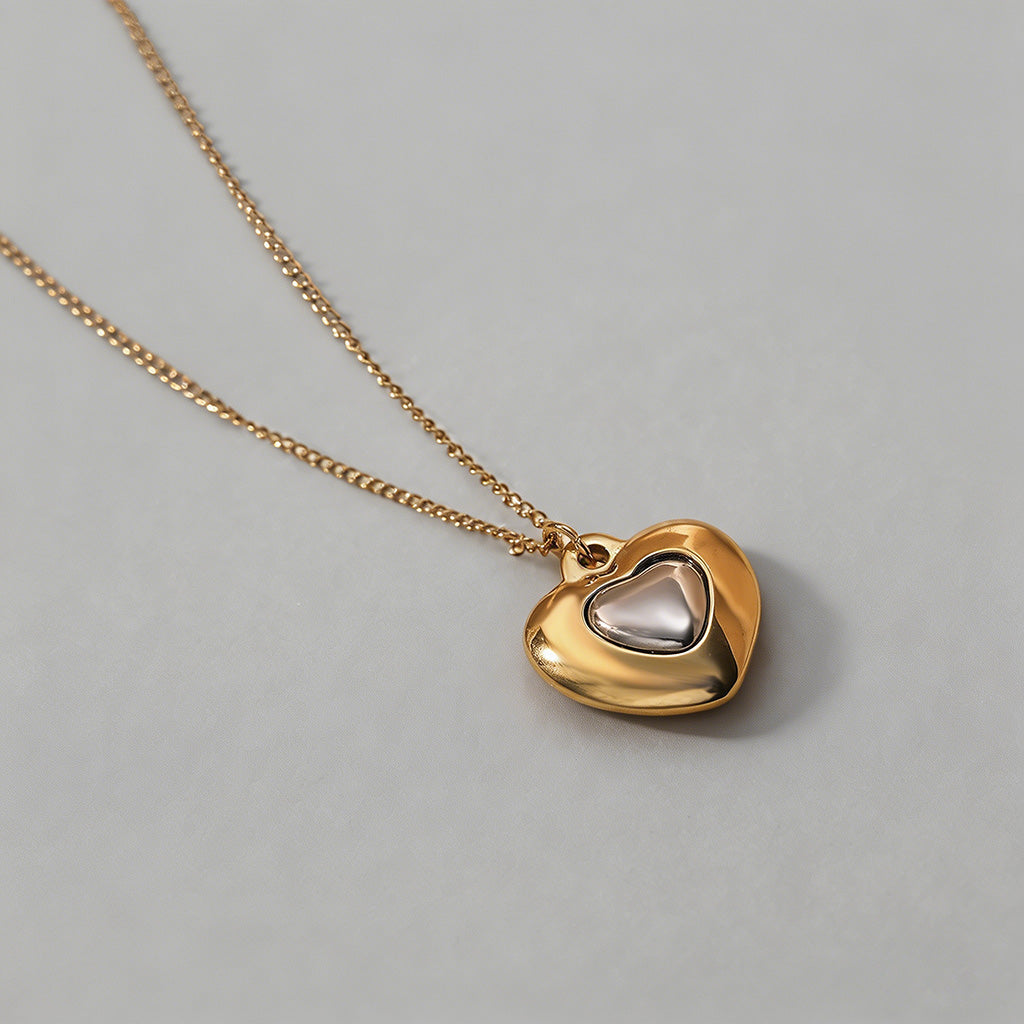 Heart Pendant Necklace - Shopdayla Wholesale - #2402