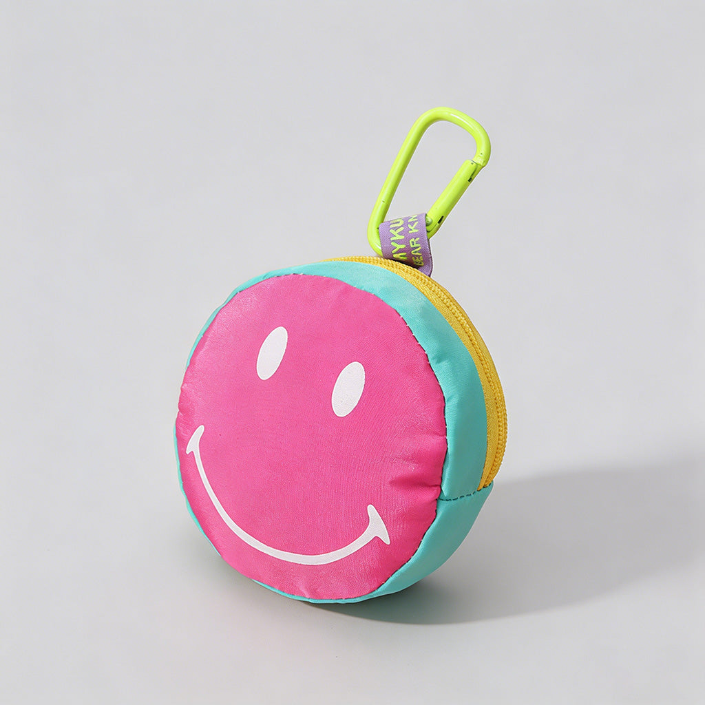 Smiley Face Mini Hanging Pouch - Shopdayla Wholesale - #3570