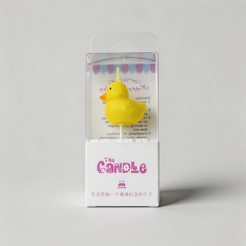 Cute Duck-Shaped Birthday Cand - Shopdayla Wholesale - #6610