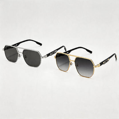 Retro Aviator Double-Bridge Su - Shopdayla Wholesale - #9458