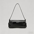Patent Leather Baguette Should - Shopdayla Wholesale - #1394