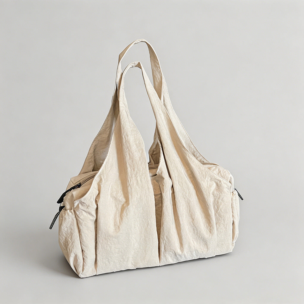 Nylon Slouchy Tote Bag - Shopdayla Wholesale - #8386