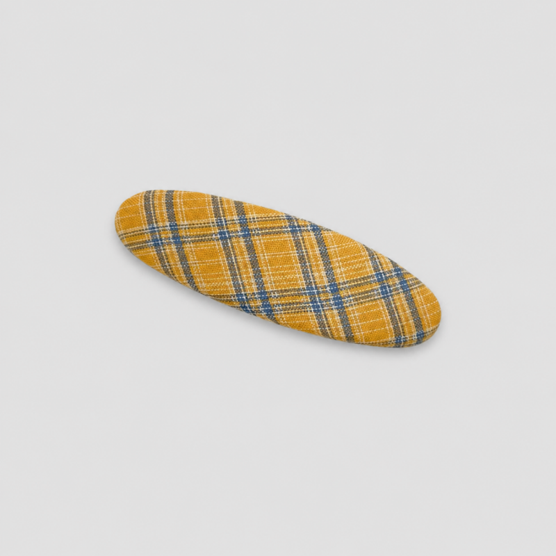 Vintage Floral Plaid Oval Snap - Shopdayla Wholesale - #6610