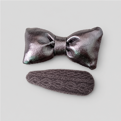 Mixed Bow Hair Clip Set