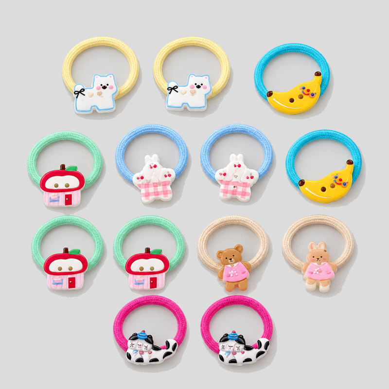 Mini Animal Elastic Hair Ties