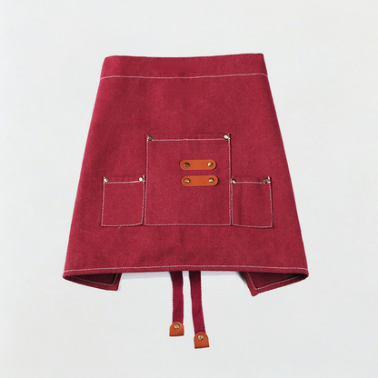 Canvas Three‑Pocket Waist Apron