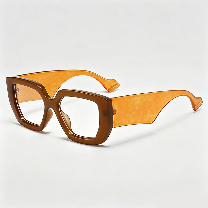 Thick Bold Square Vintage Glasses