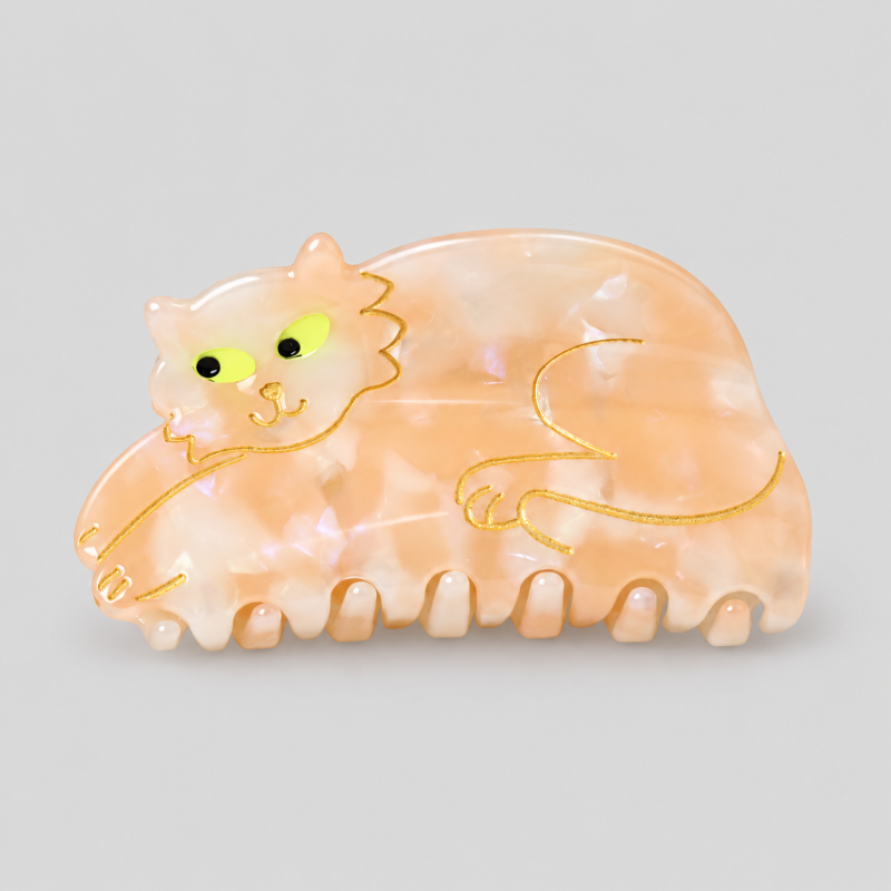 Cat Animal Shape Hair Claw Clip