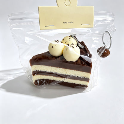 Basque Cake Shape Squish Toy
