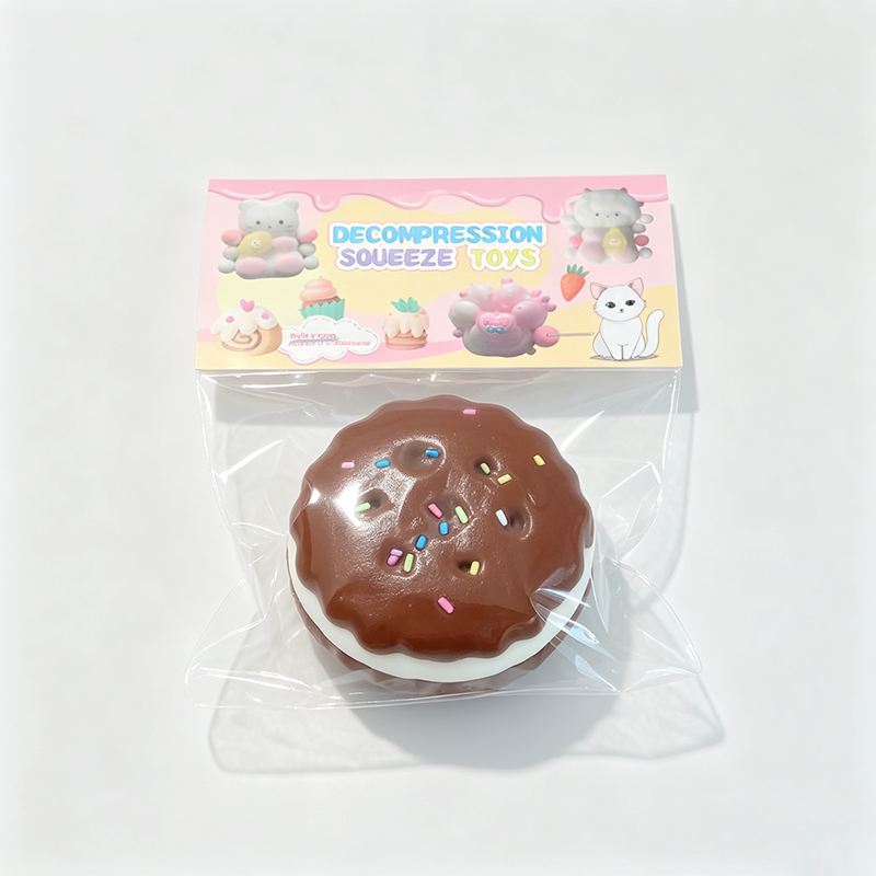 Round Cake Cookie Squish Toy