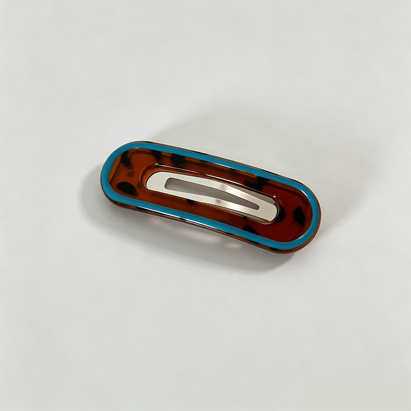 Bold Contrast Leopard Pattern Wave Daily BB Clip