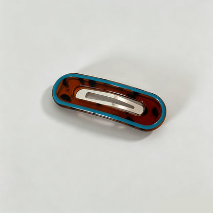 Bold Contrast Leopard Pattern Wave Daily BB Clip