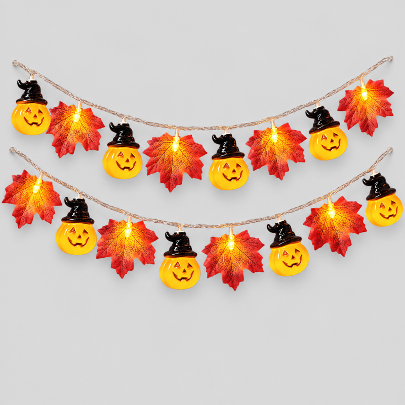 Maple Pumpkin Seasonal Decor LED Lights