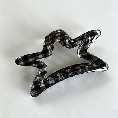 Plaid Claw Clip