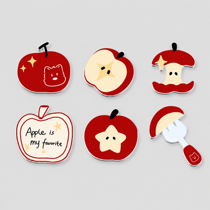 Fruit Printed Acrylic Fridge Magnet