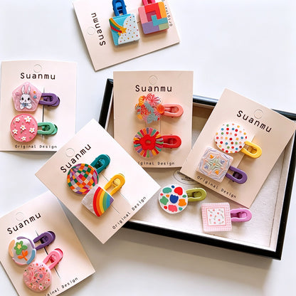 Resin Printed Duckbill Hair Clips