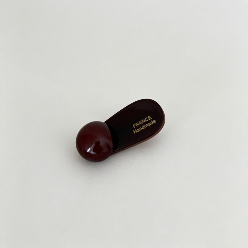 Round Bead Acetate Mini Hair Clip