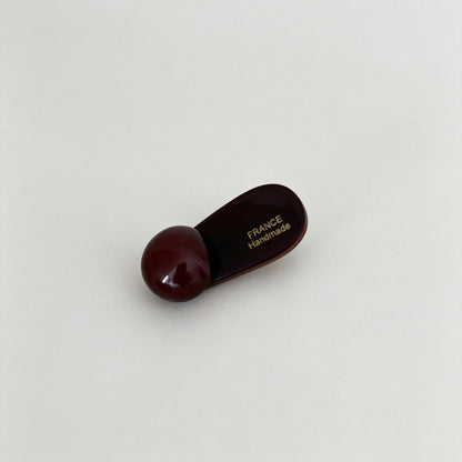 Round Bead Acetate Mini Hair Clip