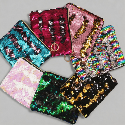 Shiny Sequin Small Portable Ev - Shopdayla Wholesale - #8610