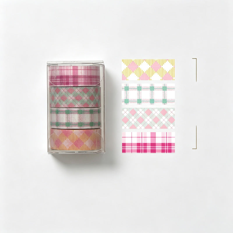 Plaid Washi Paper Tape Set