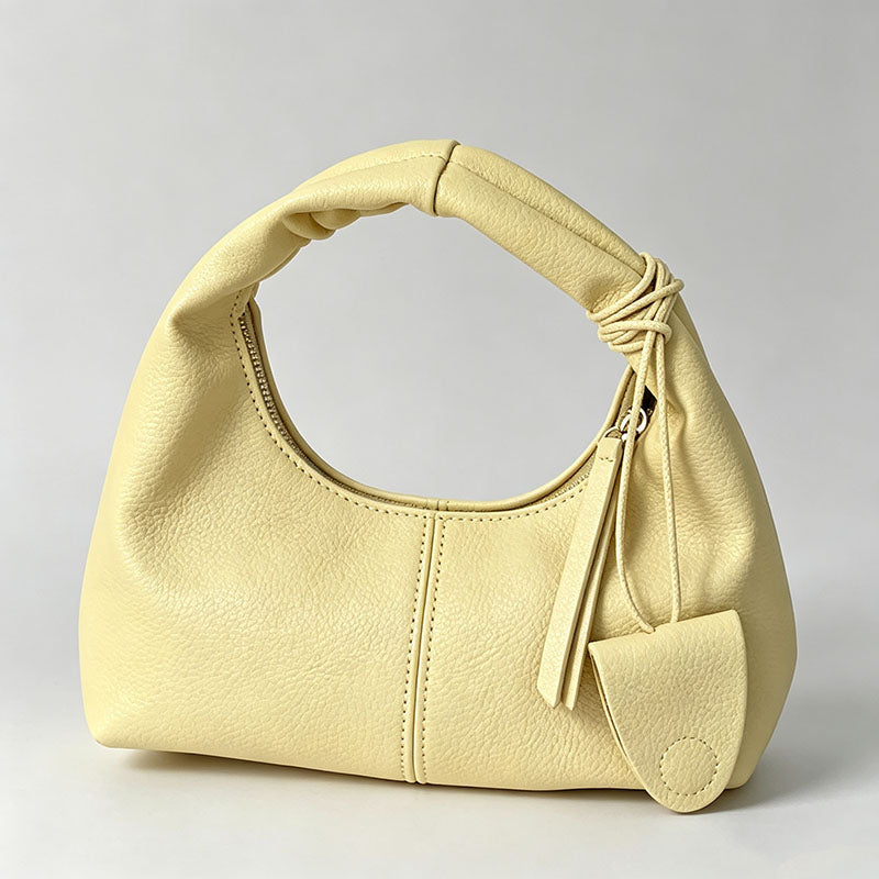 Round Handle Pouch Handbag