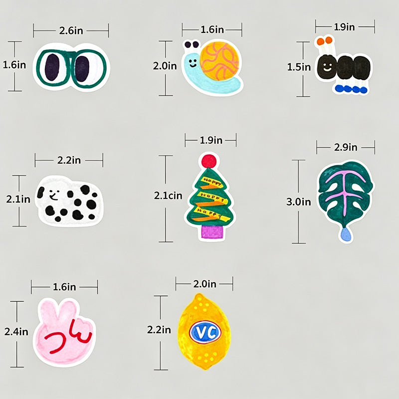 Printed Pattern Acrylic Fridge Magnet