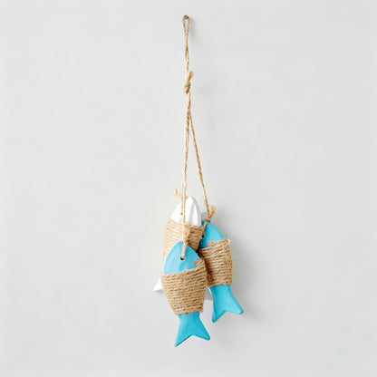 Wooden Fish Hanging Wall Ornament