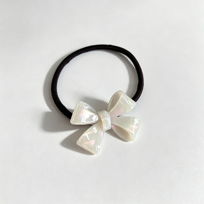 Acetate Bow Hair Elastic Hair Tie
