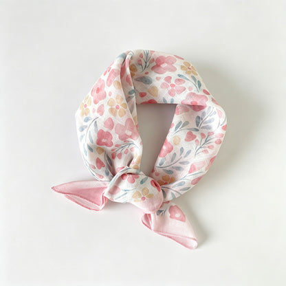 Print Floral Neck Head Bandana