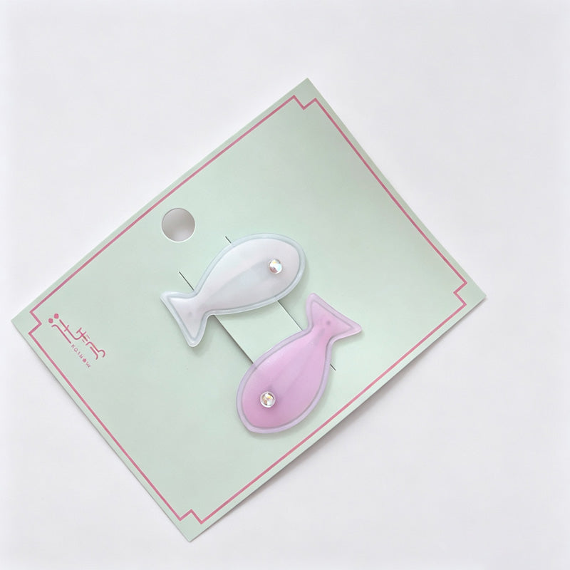Fish Shape Dot BB Hair Clips